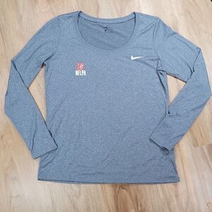 🔺️Nike Heathered Blue NFLPA Dri-Fit Long Sleeve Athletic Top Medium